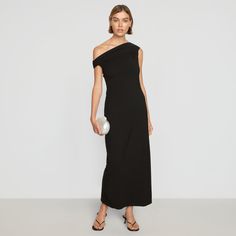 Iryna Asymmetric Off-Shoulder Dress Black Off The Shoulder Dress, Off The Shoulder Dress, Rich Girl, Upcoming Events, Watch List, Latest Design, Lay Flat, Wedding Guest, Off Shoulder Dress