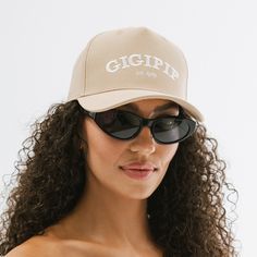 The newest staple Gigi Pip trucker hat in 7 vintage-inspired color ways. Not only are truckers the definition of fashionable + functional but they're totally a trending accessory for life. The canvas base, medium crown height + embroidered detailing embodies a fluid femininity that we're obsessing over. Warning - You'll have to keep your partners hands off of your trucker cause we know they'll start snagging this one for themselves! Gigi Pip, Crown Heights, Color Ways, Halo Style, Wearing A Hat, Embroidered Design, Fashion Pictures, Hat Sizes, Trending Accessories