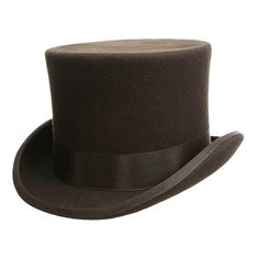 Unsure of what a Dropship item is? Click this link so you are fully informed prior to your purchase! The Dorfman Pacific Low Crown Top Hat is an elegant and timeless look. This well crafted hat is made from a comfortable wool felt material and features a 2" upturned brim and matching grosgrain band wrapped around the crown. You'll definitely make a statement at your next formal occasion with this stylish top hat!  | Mens Hats > Mens Fall & Winter Hats 016698358170 DS-DPC-WF569-BRN-LG Upf Clothing, Outback Hat, Mens Hats Fashion, Mens Hats, Formal Tops, Hat Stores, Stylish Top, Felt Material