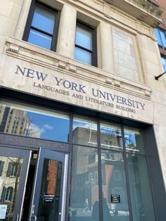 the new york university languages and literature building