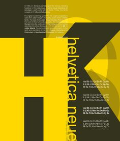 an abstract poster with the letter h on it's back and yellow letters in black