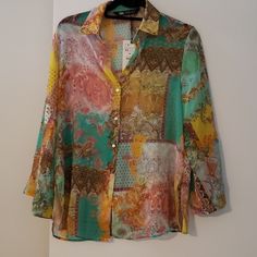 Brand New With Tags Button Down Blouse, Fall Style, Zara Tops, Style Board, Pink And Green, Button Downs, Autumn Fashion, Button Down Shirt, Zara