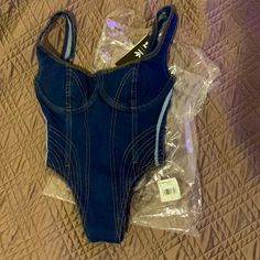 Never Worn! New With Tags! Beyonc’s Ivy Park/Adidas Rodeo Drop. Trendy Denim Bodysuit, Fitted Denim Bodysuit In Trendy Style, Trendy Fitted Denim Bodysuit, Fitted High Rise Bodysuit For Summer, Fitted High Rise Summer Bodysuit, Trendy Spring Denim Bodysuit, Trendy Denim Bodysuit For Spring, Ivy Park Adidas, Ivy Park Beyonce