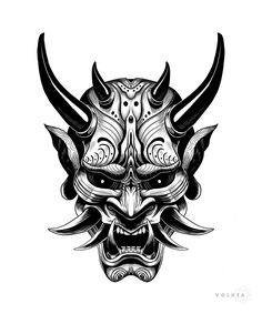 Hannya Maske Tattoo, Tattoo Yakuza, Mafia Tattoo, Hannya Maske, Japanese Demon Tattoo