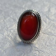 Red Chunky Onyx Sterling Silver Ring Size 7.5 -Rare Ring-African Ring Material: Onyx, Sterling Silver Dimension: 2.5 Cm X 2.O Cm New Without Tag 5 Rings, Ring Color, Ring Size 7, Womens Jewelry Rings, Stone Rings, Sterling Silver Ring, Silver Ring, Onyx, Sterling Silver Rings