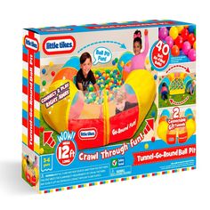 the little tikes crawl through tunnel play set is in its original box and it's ready to be shipped