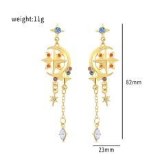 Genshin Impact Drop Earrings – Juneptune Gold Fantasy Earrings For Party, Fantasy Gold Earrings For Gift, Gold Fantasy Earrings As Gift, Gold Fantasy Earrings For Gift, Popular Games, Soft Girl, Pretty Jewellery, Stylish Accessories, Types Of Metal