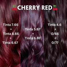 Cherry Red🍒 Neked melyik hajszín és formula tetszik a legjobban?🌶️🌹❤️ Írd meg kommentben! 💬 #keunehungary #keunehaircosmetics #hair ##keunehairstyle #beauty #balayage #redhair #keunecolor #keunetintacolor #keunesemicolor #haarschnitt #inspiration #Redhaircolor #frisur #hairstyles #Liquidactivator #waves #style #haarpflege #hairdresser #blonde #hairstylist #hairinspiration #keune 📸 @keunecheducation Marron Red Hair Color, Outfits For Cherry Red Hair, Cherry Dyed Hair, Black Cherry Hair With Money Piece, Hair Color Ideas For Red Hair, Hair Color Swatches Shades, Red Hair Cherry, Maroon Color Hair, Cherry Red Balayage