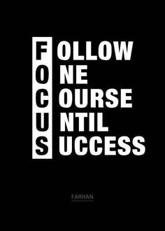 a black and white poster with the words follow me, no course, ntl success