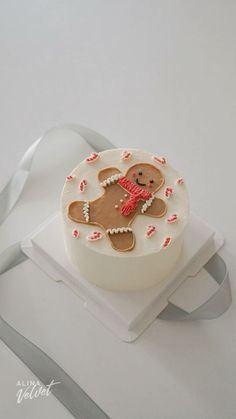 a decorated cake on top of a white plate