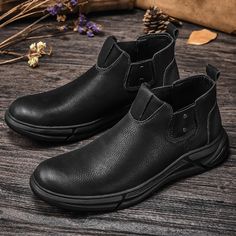 Color: Black,Brown Closure Type: Slip-On Feature: Soft,Slip Resistant Size: US 10.5,US 8,US 9,US 10,US 11,US 7.5,US 8.5,US 6.5 Shoes Type: Chelsea Boots Upper Material: Cowhide Outsole Material: Rubber Brown Chelsea Boots, Botas Chelsea, Black Chelsea Boots, Leather Wallet Mens, Black 7, Brown Boots, Biker Boot, Wallet Men, Types Of Shoes