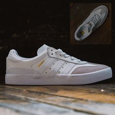 Coming in hot is the Adidas Busenitz Vulc RX. With a low profile vulcanized sole, this version in a tonal white on white is your perfect summer shoe.  ∙ #adidas #busenitz #adidasskateboarding #dennisbusenitz #samba #MODA3 Shoe Adidas, Adidas Busenitz, Summer Shoe, White On White, Oldies But Goodies, Adidas Samba, In Hot