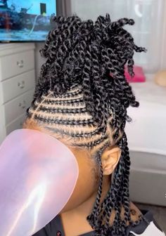 Natural Hairstyles For Bridesmaid, 4c Natural Hairstyles Cornrows, Back To School Cornrows, 4c Hair Cornrows, Cornrows With Twist, Natural Hairstyles For Black Women Twist, Natural Cornrow Hairstyles For Black Women, 4c Cornrow Hairstyles Natural, Cornrows With Twists In The Back