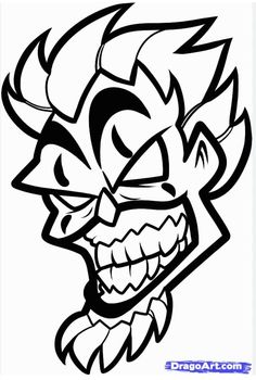 an image of a cartoon character with fangs on it's face and teeth in the shape