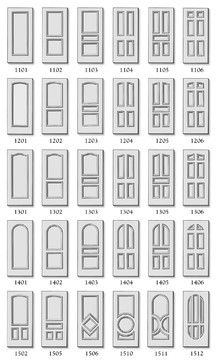 various types and sizes of doors