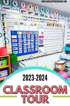 classroom tour poster for the class