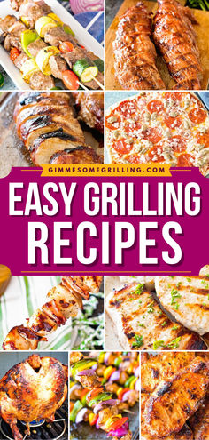 Wondering what other things to grill for dinner? Check out these Easy Grilling Recipes! They're quick, easy, and delicious, yet ready in about 30 minutes. These grilling ideas for dinner make great weeknight recipes for the whole family! Meals On Grill Dinners, Easy Grilling Recipes Simple, Grill Ideas For Dinner, Easy Summer Dinner Ideas Grill, Cheap Grill Meals, On The Grill Dinner Ideas, Easy Grilled Dinner Ideas, Quick Grill Meals, Easy Grill Meals