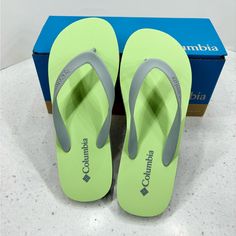 New In Box . Size 6 Womens Smoke Free Green Flip Flops With Arch Support For Summer, Green Synthetic Flip Flops With Cushioned Footbed, Green Flip Flops With Textured Footbed, Casual Green Flip Flops With Arch Support, Green Open Toe Flip Flops For Outdoor, Green Synthetic Flip Flops For Outdoor, Comfortable Green Synthetic Flip Flops, Green Casual Slip-on Flip Flops, Green Textured Flip Flops