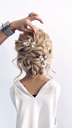 Faux Braid, Wedding Hair Up, בר מצווה, Trendy Wedding Hairstyles, Wedding Hair Inspiration, Low Bun, Wedding Hair Down, Hairdo For Long Hair, Wedding Hairstyles For Long Hair