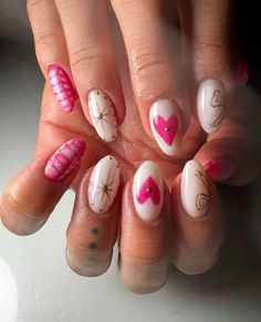 Nail Inspo Pink, Hello Nails, Simple Gel Nails, Fire Nails, Dream Nails, Funky Nails, Pretty Acrylic Nails