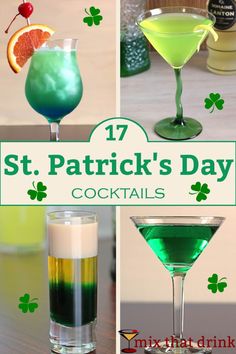 st patrick's day cocktails and drinks