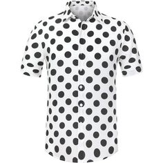 The summer polka-dot shirt features the color block design, fashion and stylish when wearing. With charming timeless style color design, and the eye-catching printing, these shirts have a variety of options for you to choose from. The shirt is suitable for vacations, walks, parties, leisure places, such as Hawaiian beaches, camping, etc. Great gift for your friend, boyfriend and your father. Polka Dot Shirt With Buttons For Spring, Casual Polka Dot Shirt, Fitted Polka Dot Shirt For Spring, Summer Short Sleeve Polka Dot Top, Spring Polka Dot Shirt With Buttons, Polka Dot Cotton Shirt For Spring, Casual Polka Dot Shirt For Summer, Polka Dot Tops With Button Closure For Summer, Polka Dot Summer Shirt With Buttons