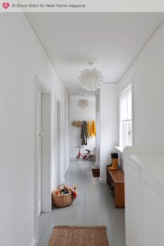 the hallway is clean and ready for us to use as a storage area in the house