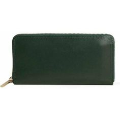 Long Wallet Deep Olive Recycled Leather, Long Wallet, Card Slots, Luggage Bags, Credit Card, Zip Around Wallet, Bag Lady, Wallet, Leather