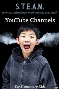 STEAM STEM Youtube Channels for Elementary Age Kids Art Math, Engineering Art, Steam Ideas, Steam Science, Steam Education, Kids Imagination, Stem Science, Stem Education, Classroom Technology