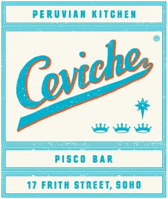 an old style poster with the word coviee on it's front and back