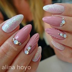 Textured Nails, Mermaid Nail Art, Sea Nails, Swarovski Nails, Her Nails, Mermaid Nails, Luxury Nails, Fancy Nails, Gorgeous Nails