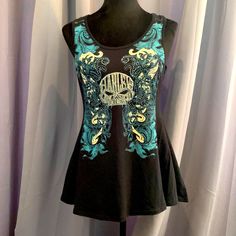 This Stunningly Classic Harley Davidson Shirt Is A Work Of Attire Sequins And Lace On The Back. Brand New Size Medium. Edgy Fitted Racerback Top, Fitted Punk Racerback Tops, Punk Style Fitted Racerback Tops, Fitted Racerback Punk Tops, Edgy Fitted Black Tank Top, Fitted Edgy Racerback Tank Top, Black Punk Racerback Tank Top, Black Punk Style Racerback Tank Top, Punk Black Racerback Tank Top