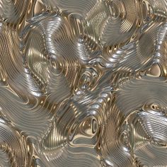 an abstract metallic background with wavy lines