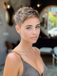 Short Lady Haircut, Shortest Haircuts For Women, Edgy Short Hair Styles For Women, Extra Short Pixie Haircut, Pixie Short Hairstyle Women, Hair Color For Pixie Haircut, Short Pixie Cut Styles, Ladies Short Hair Styles, Extremely Short Pixie