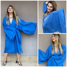 Royal Blue Midi Cotton Linen Kimono Jacket for using Bikini Cover Up.Summer Jacket for your evenings or Beach Wear. You can also use it as an Oversize Blue Robe. - Cotton & Linen - soft touch, - Belt in same fabric - It is one size. It fits between S/XL. Completely prepared with Turkish fabric high quality, * It is prepared in 3 days to the extent you want in different fabrics and colors. Please contact me if you are interested in any of the product you see to discuss the details & we will take Blue Beachwear Kimono For Poolside, Blue Wrap Summer Cover-up, Blue Wrap Kimono For Summer, Blue Beachwear Kimono For Summer, Blue Wrap Kimono For Beachwear, Blue Kimono For Poolside In Spring, Blue Long Sleeve Beachwear Cover-up, Blue V-neck Kimono For Spring, Casual Blue Wrap Kimono