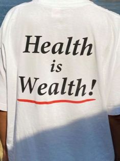 Health Is Wealth T Shirt Easy 30 day return policy Chloë Sevigny, Night Run, Youth Club, Health Is Wealth, Young T, Parks And Recreation, The Words