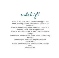 a poem written in blue ink with the words what if?