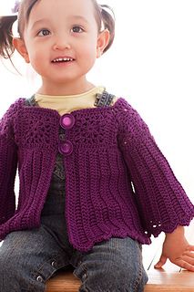 Cropped Sweater Crochet, Crochet Baby Sweaters, Crochet Toddler, Toddler Sweater, Sweater Crochet, Crochet Girls, Crochet Baby Clothes, Crochet Jacket, Purple Sweater