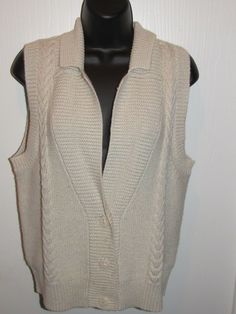 View more great items Check out this beautiful Orvis sweater vest. Size S. It is in excellent gently worn condition. Maybe worn a couple of times! See pictures! Save BIG $ over retail. Check our feedback then buy with confidence!  *About Us* We have been in business on eBay for over 10 years. We sell only the highest quality new and pre-loved garments, shoes and accessories available anywhere. We believe buying pre-owned garments on the internet is a partnership between the buyer and seller. Fai Winter Fitted Cotton Sweater Vest, Winter Cotton Fitted Sweater Vest, Fitted Cotton Sweater Vest For Winter, Fitted Sweater Vest For Fall, Knit Vest Outerwear For Fall, Classic Cable Knit Sweater Vest For Fall, Fitted Cable Knit Sweater Vest For Winter, Fitted Knit Vest For Winter, Fitted Knit Sweater Vest For Winter