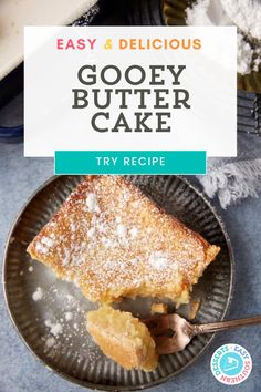 an easy and delicious gooey butter cake recipe