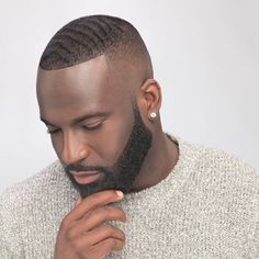 Haircuts For Receding Hairline, Hairstyles For Receding Hairline, Haircuts For Balding Men, Types Of Fade Haircut, Hair Cuts 2017, Waves Haircut, Black Hair Cuts, Men In Black