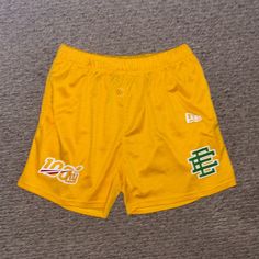 Eric Emanuel Shorts In Yellow Size M! Eric Emanuel Shorts, Eric Emanuel, Shorts Athletic, Mens Shorts, Man Shop, Yellow, Color