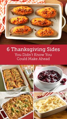 six thanksgiving sides you didn't know you could make ahead - click to see them