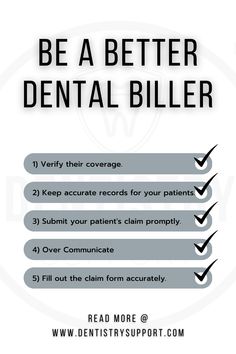 Be a Better Dental Biller Dental Business, Servant Leader, Dental Fun, Mgmt, Free Training, Read More, Medical