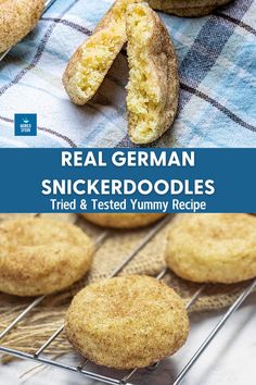 Real German Snickerdoodles Best Snickerdoodles, Easy Snickerdoodle Recipe, Snickerdoodles Recipe, Christmas Baking Cookies, Brownies Recipe Homemade, Best Sweets, Just Bake, Cinnamon Spice