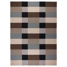 STOCKHOLM Rug, flatwoven, checkered handmade, checkered brown brown - IKEA Ikea Stockholm Rug, Stockholm Rug, Ikea Fans, Ikea Stockholm, Ikea Rug, Professional Carpet Cleaning, Checkered Rug, Flat Woven Rug, Ikea Family