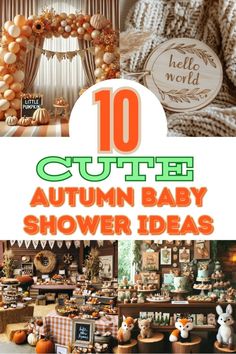 10 cute autumn baby shower ideas for the little ones to enjoy in their own home