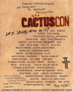 CactusCon Announcement Circus Maximus, Issa Rae, Lil Yachty, Kid Cudi, Cactus Jack, Takashi Murakami, November 17