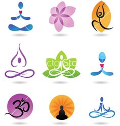 an iphone screen showing the icons for yoga and other things to do in this app