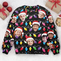 Family Ugly Christmas Sweaters, Couples Ugly Christmas Sweaters, Ugly Christmas Sweater Diy Funny, Ugly Christmas Sweater Diy, Christmas Sweater Diy, Ugly Christmas Sweater Outfit, Christmas Sweater Outfit, Family Christmas Sweaters, Ugly Sweater Ideas